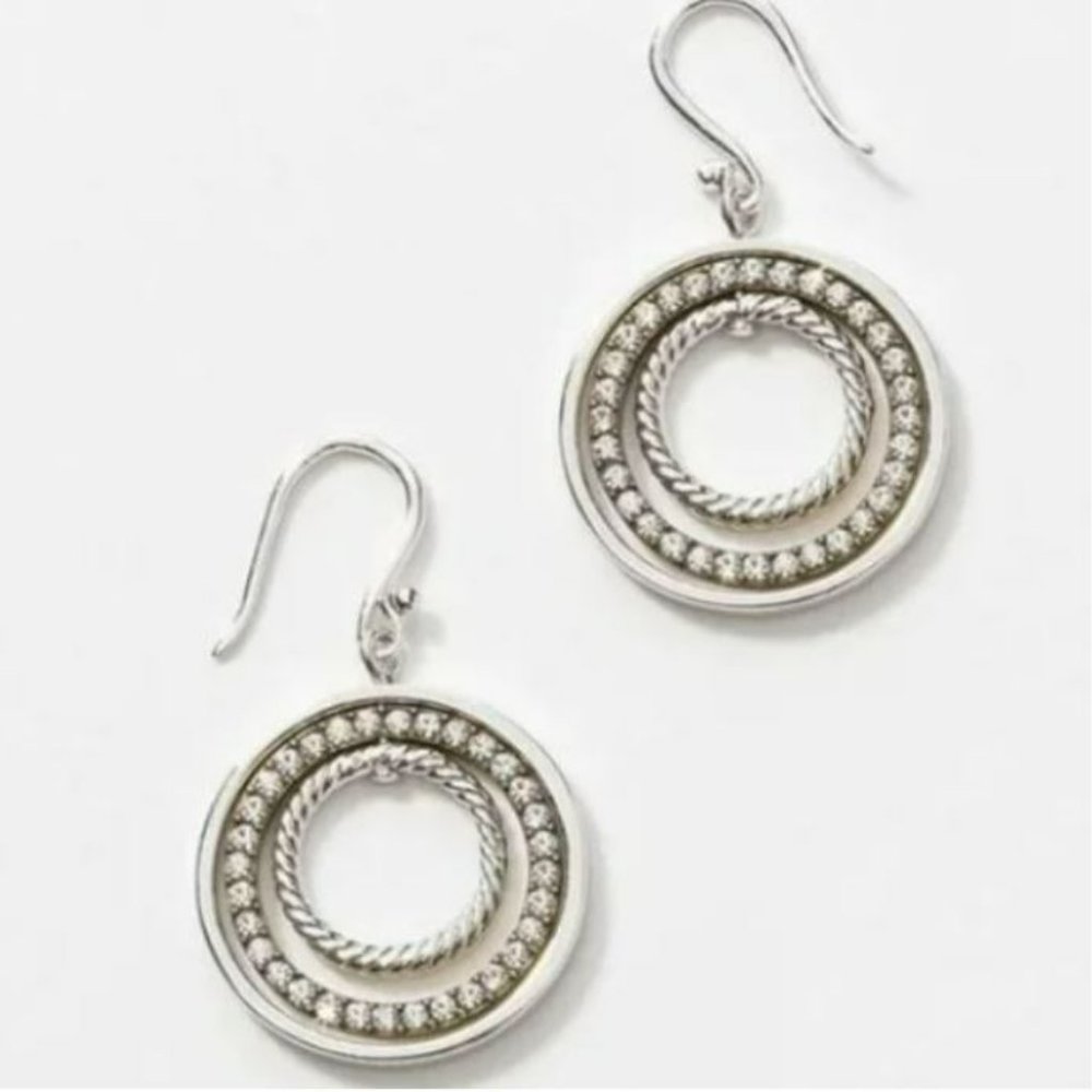 Touchstone Crystal Round and Round Earrings